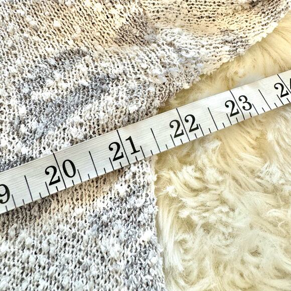 Knox Rose Leopard Print Boucle Textured Pullover Sweater Large - Picture 9 of 12